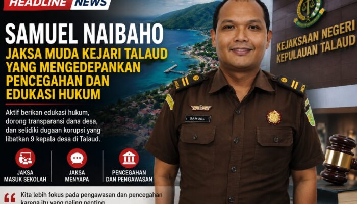 Profil Samuel Naibaho, Kasi Intel Kejari Talaud yang Gencar Edukasi Hukum dan Selidiki Dugaan Korupsi Dana Desa