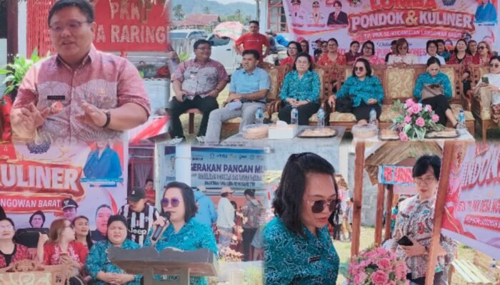 Pemerintah Kecamatan Langowan Barat Gelar Lomba Pondok dan Kuliner Antar Desa