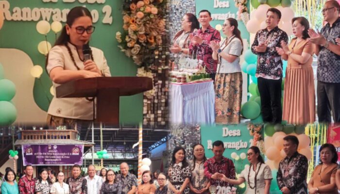 HUT Ke-206 Desa Ranowangko Dua dan 192 Tahun Masuknya Injil, Wabup VaSung: Bangun Iman dan Karakter Juga