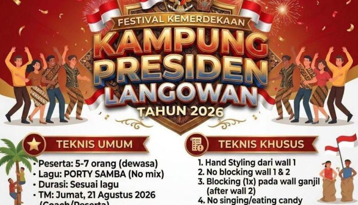 Ramaikan HUT RI ke-81, Kampung Presiden Langowan, Gelar Open Competition Lomba Line Dance Kategori Dewasa