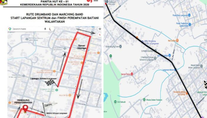 Panitia HUT Kemerdekaan RI ke-81 di Kecamatan Langowan Rilis Rute Resmi Upacara 17 Agustus 2026