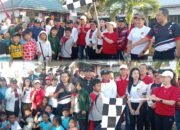 Wabup Vanda Sarundajang Buka Rangkaian HUT RI ke-81 di Tompaso Raya, Jalan Sehat 2.000 Peserta Meriahkan Pembukaan