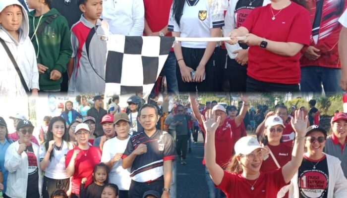 Wakil Bupati Vanda Sarundajang Apresiasi Kegiatan Menyambut HUT RI ke-81 di Sejumlah Kecamatan Minahasa