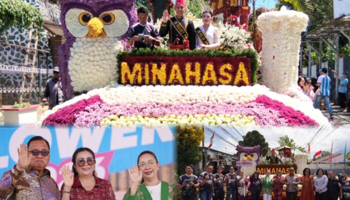 TIFF 2026 Resmi Dibuka, Bupati RD dan Wabub Vasung Dukung Penuh Festival Bunga Internasional