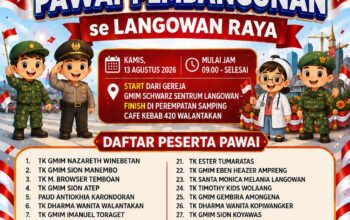 Ratusan Anak TK Se-Langowan Raya Bakal Ramaikan Pawai Carnaval dan Pawai Pembangunan HUT RI ke-81