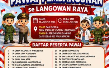 Ratusan Anak TK Se-Langowan Raya Bakal Ramaikan Pawai Carnaval dan Pawai Pembangunan HUT RI ke-81