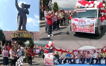 PAWAI CARNAVAL TK DAN PAWAI PEMBANGUNAN MERIAHKAN FESTIVAL KEMERDEKAAN DI LANGOWAN RAYA, HADIRKAN JURI TIFF TOMOHON