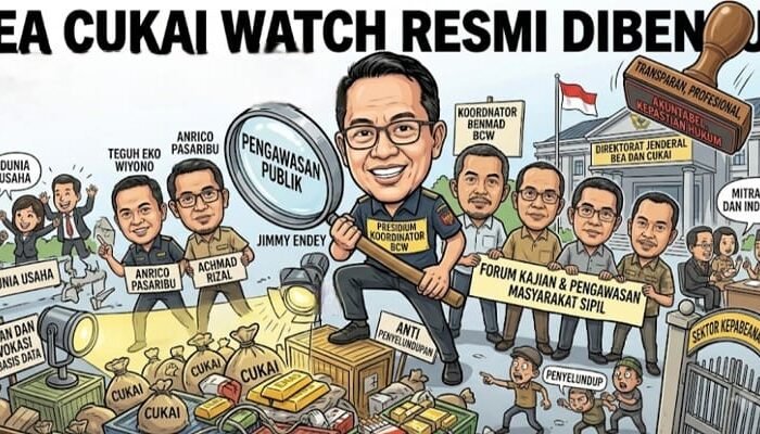 Bea Cukai Watch Resmi Dibentuk, Perkuat Pengawasan Publik di Sektor Kepabeanan
