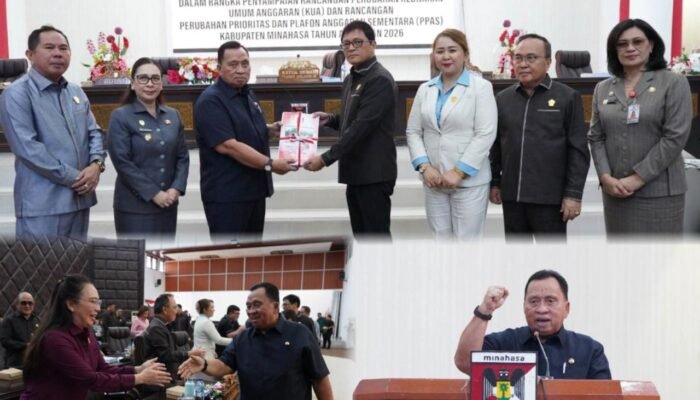 Rapat Paripurna: Perubahan APBD 2026 Pemkab – DPRD Minahasa Komit Hadir Selesaikan Persoalan Rakyat