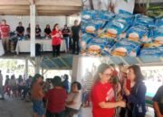 Operasi Pasar Murah Beras Premium 5 Kg di Sendangan Selatan Diserbu Warga