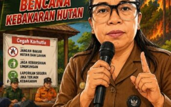 Hukum Tua Desa Ampreng Imbau Warga Waspada Kebakaran Hutan Merembet ke Kebun Kelelondey