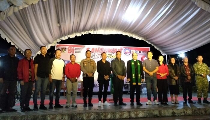 Sukses Digelar Rangkaian Festival Kemerdekaan RI Ke 81 Kampung Presiden Langowan ditutup Ibadah Syukur