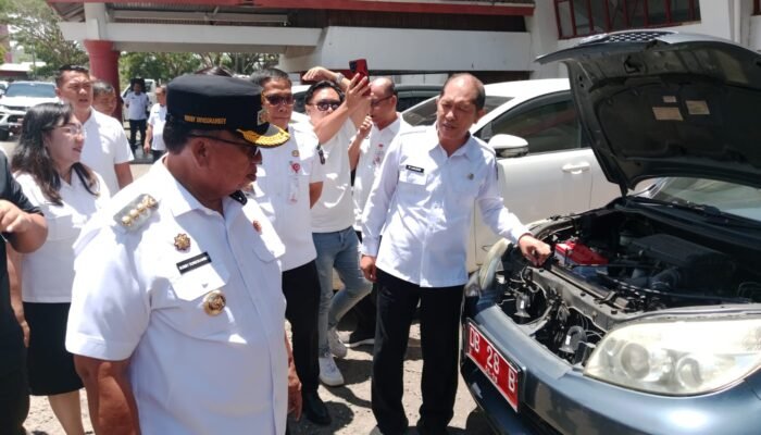 Pimpin Apel Kendaraan Dinas,Bupati Minahasa Robby Dondokambey Tegaskan Hal Ini