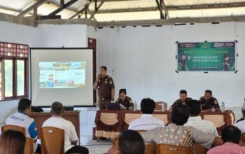 Kejari Talaud Beri Penerangan Hukum di Gemeh, Dorong Sinergi Cegah Karhutla