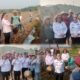 Atasi Dampak El Nino, Wabup Minahasa Vanda Sarundajang Turun Langsung Siram Lahan Petani di Desa Parepei