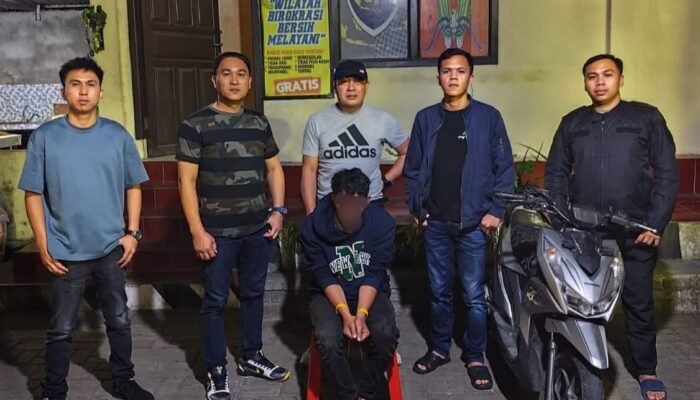 Respon Cepat Polres Tomohon, Pelaku Curanmor Dibekuk Saat Hendak Jual Motor di Kalasey