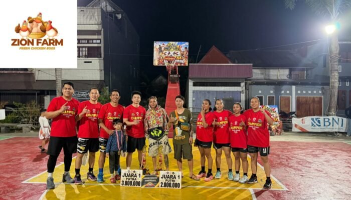 Tak Terkalahkan! Zion Farm Basketball Langowan Sukses Kawinkan Gelar di Event 3×3 LBA Dego-Dego Cup