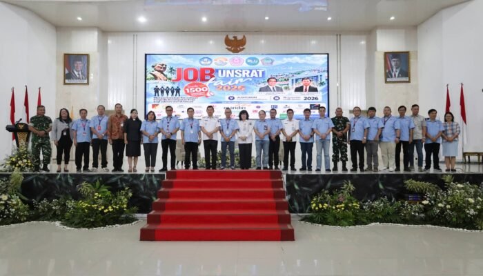 Job Fair UNSRAT 2026 Hubungkan Talenta dengan Dunia Kerja, Wagub Sulut Dorong Perluasan Peluang Karier