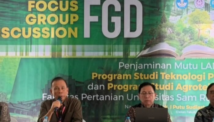 UNSRAT Dorong Dua Prodi Faperta Semakin Siap Menghadapi Akreditasi