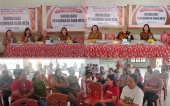 Cegah Korupsi Dana Desa, Kejari Minahasa Beri Sosialisasi Dua Desa di Tompaso Barat