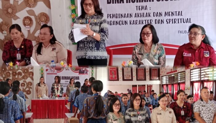 Bina Rohani Siswa. Tegas Soal Generasi Muda, Sekda Minahasa Lynda Watania: Siswa Harus Bebas Narkoba dan Pergaulan Bebas