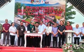 Sampaikan Hal Ini, Bupati Robby Dondokambey dan Wabup Vanda Sarundajang Hadiri Ibadah Pembukaan HUT PKB Sinode GMIM ke-64 di Tondano