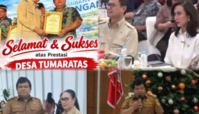 Berbagai Prestasi Ditorehkan, Desa Tumaratas Jadi Percontohan di Langowan Barat