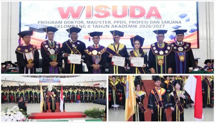 1.299 Lulusan Unsrat Diwisuda, Prof Jompa Tekankan Nilai Pancasila dan Semangat Sumpah Pemuda