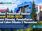 Jadwal Pemilihan Rektor Unsrat 2026-2030 Resmi Dimulai, Pendaftaran Bakal Calon Dibuka 2 November