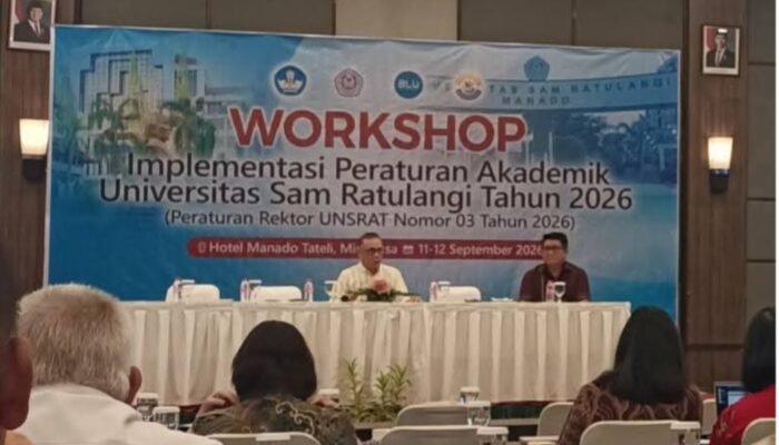 UNSRAT Gelar Workshop Implementasi Peraturan Akademik 2026, Kurikulum Didorong Adaptif terhadap Perkembangan Zaman