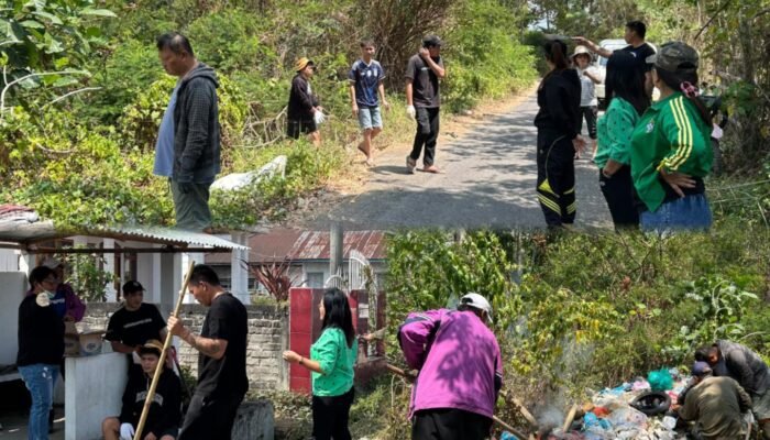 Cegah Kebakaran Dampak El Nino, Pemdes Walewangko Gelar Kerja Bakti di Dua Lokasi